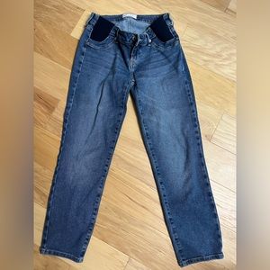 Gap size 27r denim maternity jeans